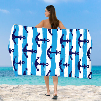 Strandtuch mit fröhlichem Salamander- und Eiscreme-Design Brehn