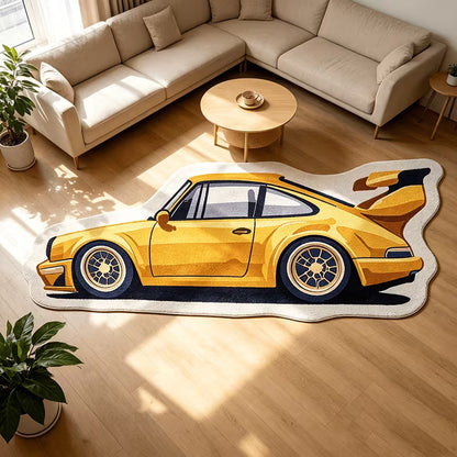Rennwagen-Themenbereich Teppich