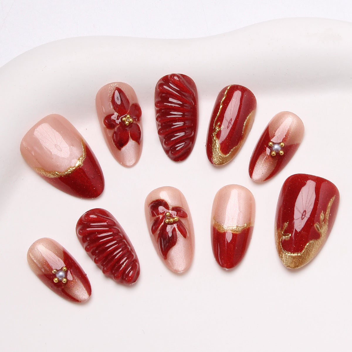 Elegante Press-On-Nagelspitzen Brehn