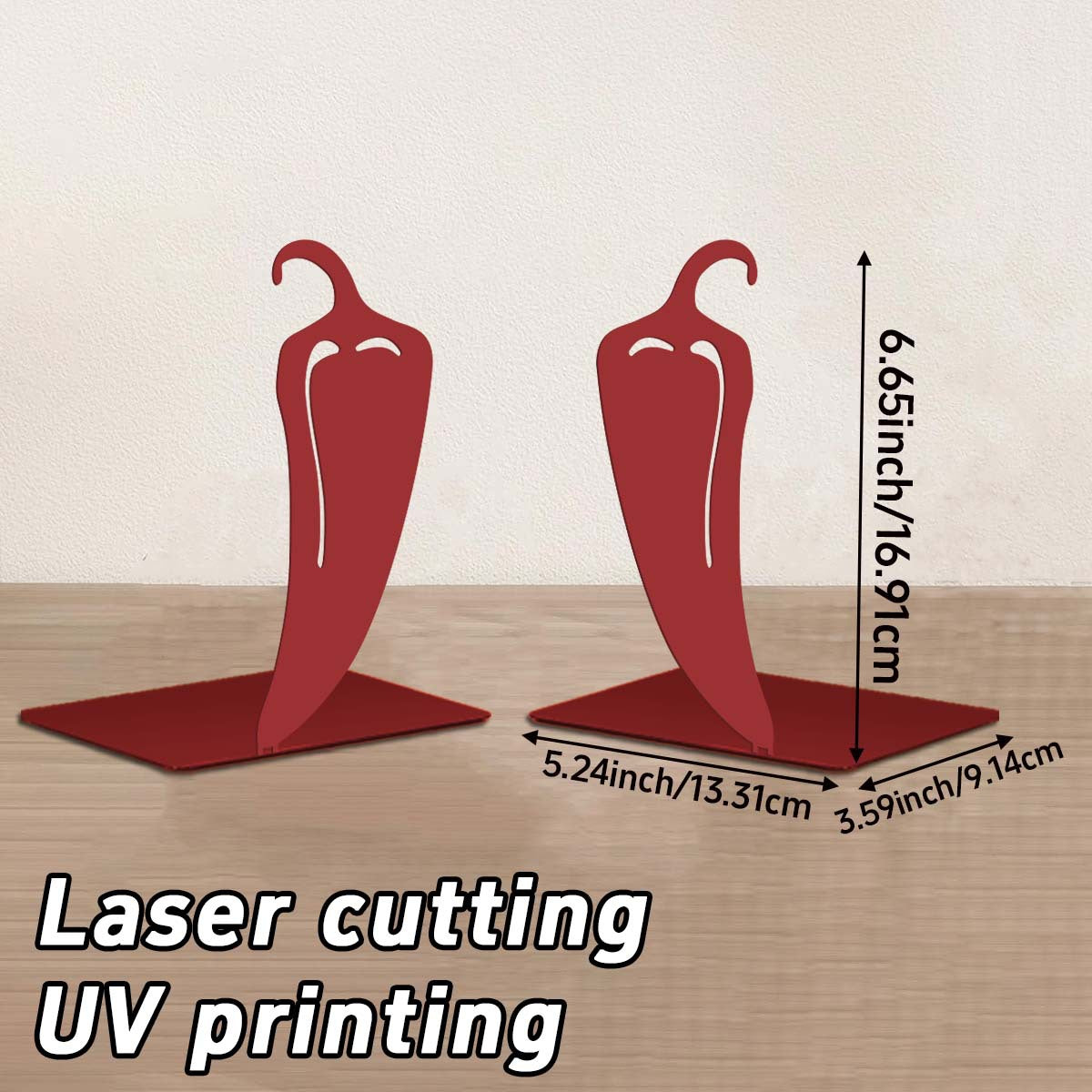 Dekoratives Chili-Pfeffer-Kunstwerk