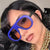 Damen oversized Sonnenbrille im futuristischen Design Brehn