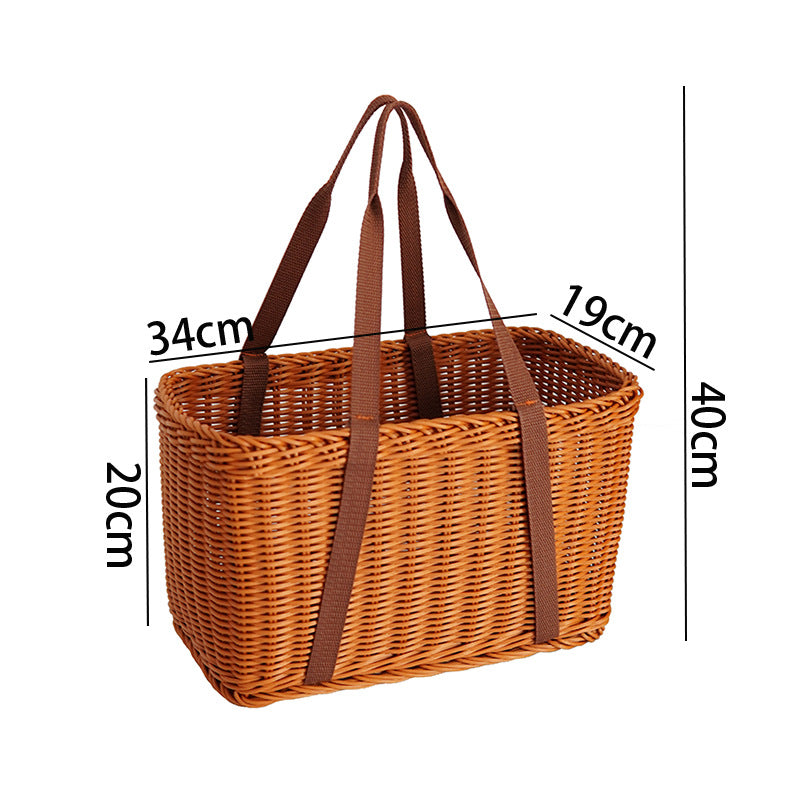 Woven Market Tote Basket Brehn