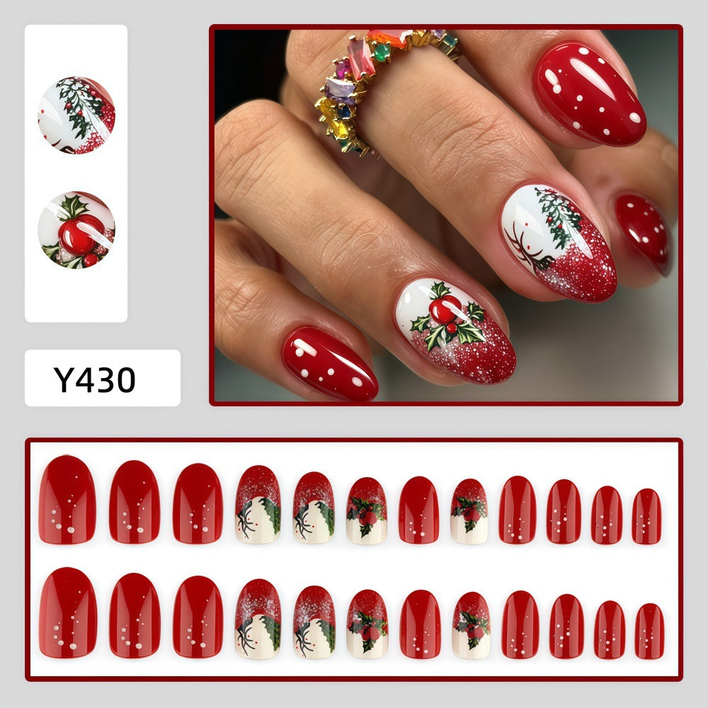 Kunstnägel mit Weihnachtsmotiv Brehn