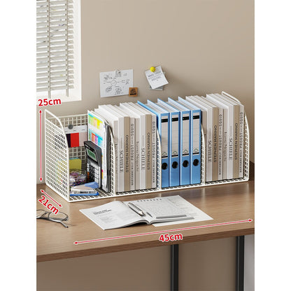 Mesh Desktop Multi-Compartment Datei- und Schreibwarenorganisator mit Stiftbecher