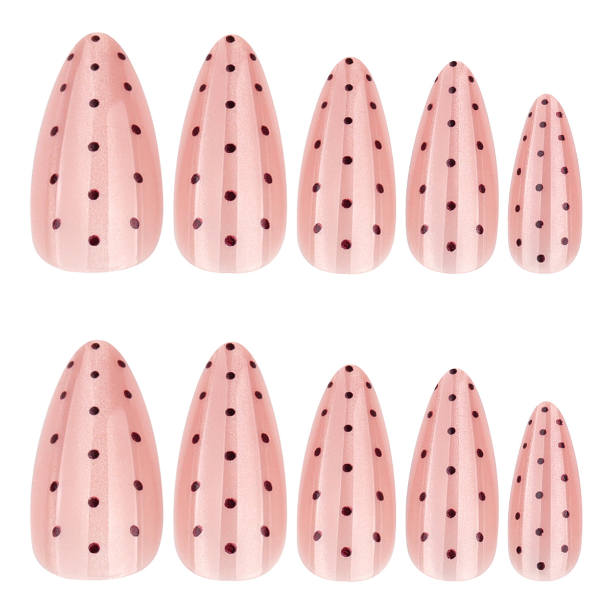 Kunstnagel mit Polka-Dots Brehn