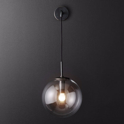 Stilvolle Globus Pendelleuchte