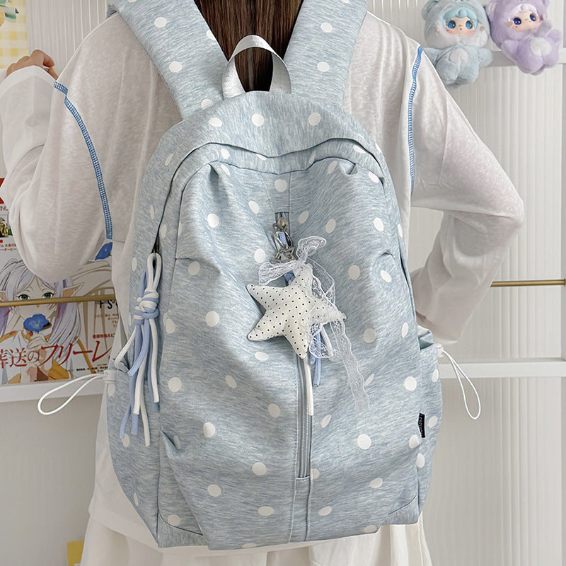 Polka Dot Muster Freizeit Rucksack Brehn