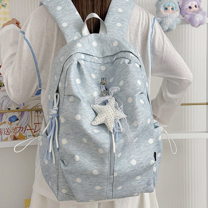 Polka Dot Muster Freizeit Rucksack Brehn
