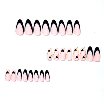 Heart-Accent Stiletto Nagelvergrößerungen Brehn