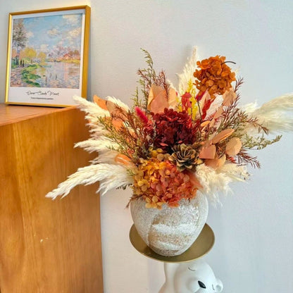 Elegante florale Mitte für Esszimmer Tisch Dekor