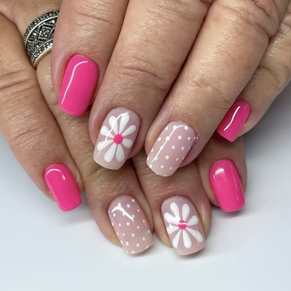 Floral Nail Art Design Brehn