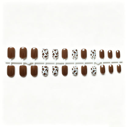 Leopard Print Nagelkunst Set