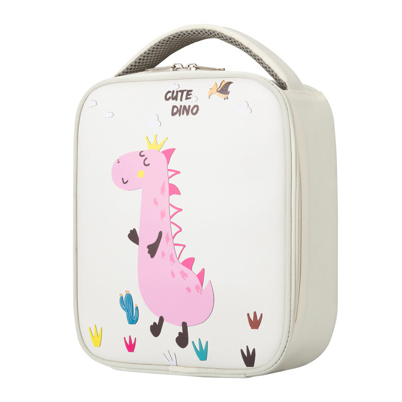 Spaß Dinosaurier-Themen Isolierte Lunch Tasche