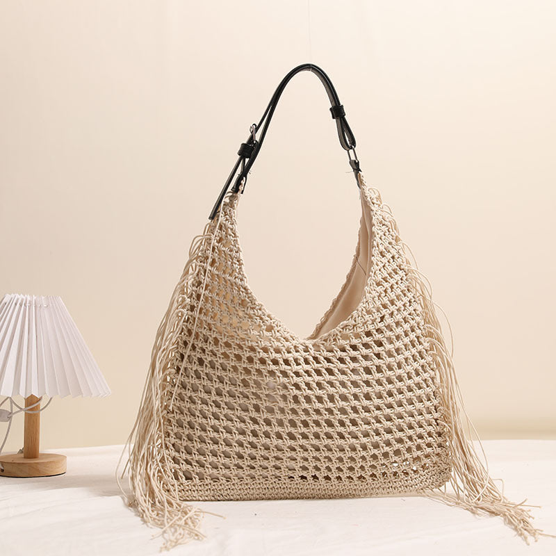 Damen Handtasche mit auffälligen Fransen Brehn