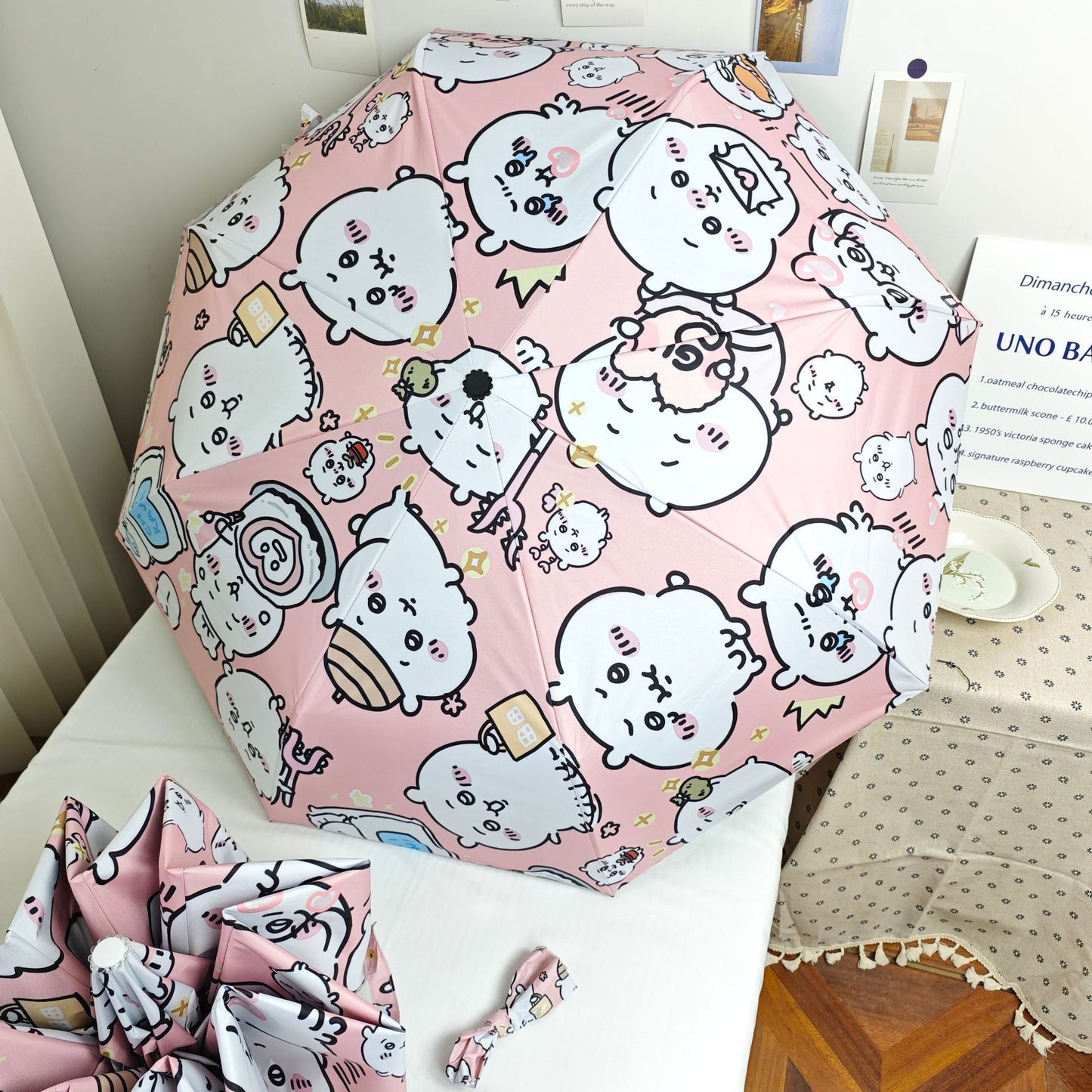 Damen Faltbarer Regenschirm mit humorvollem Tierdesign Brehn