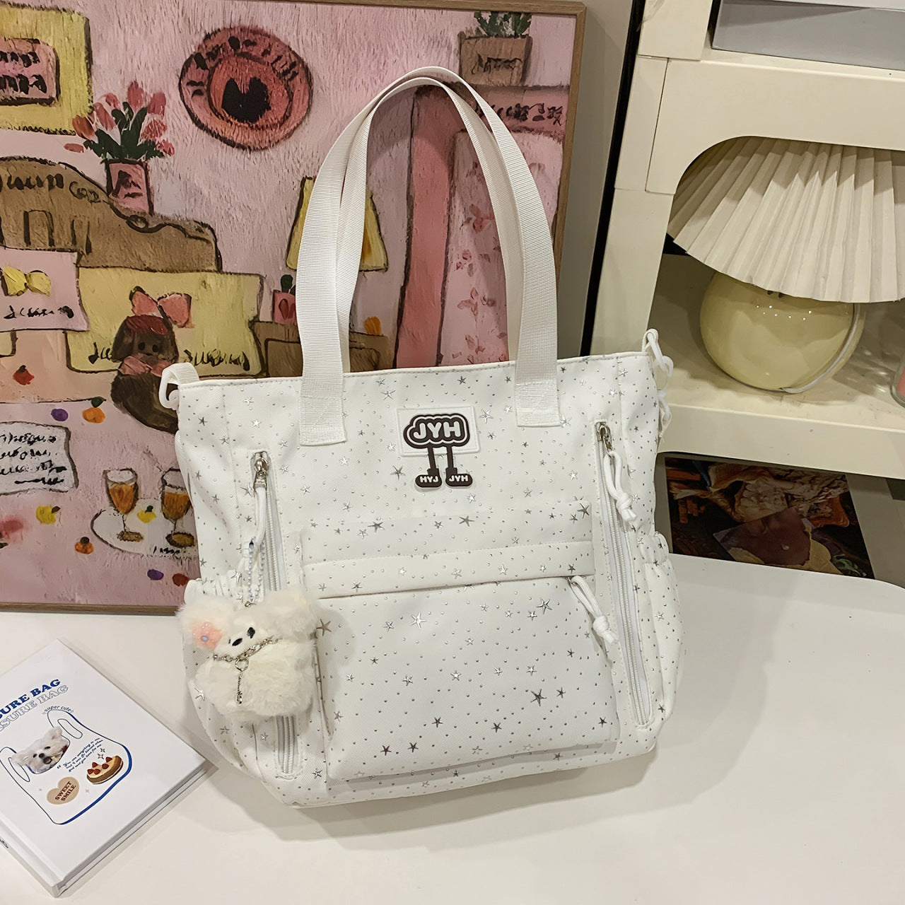 Sternen-Print Mode Schulrucksack Brehn