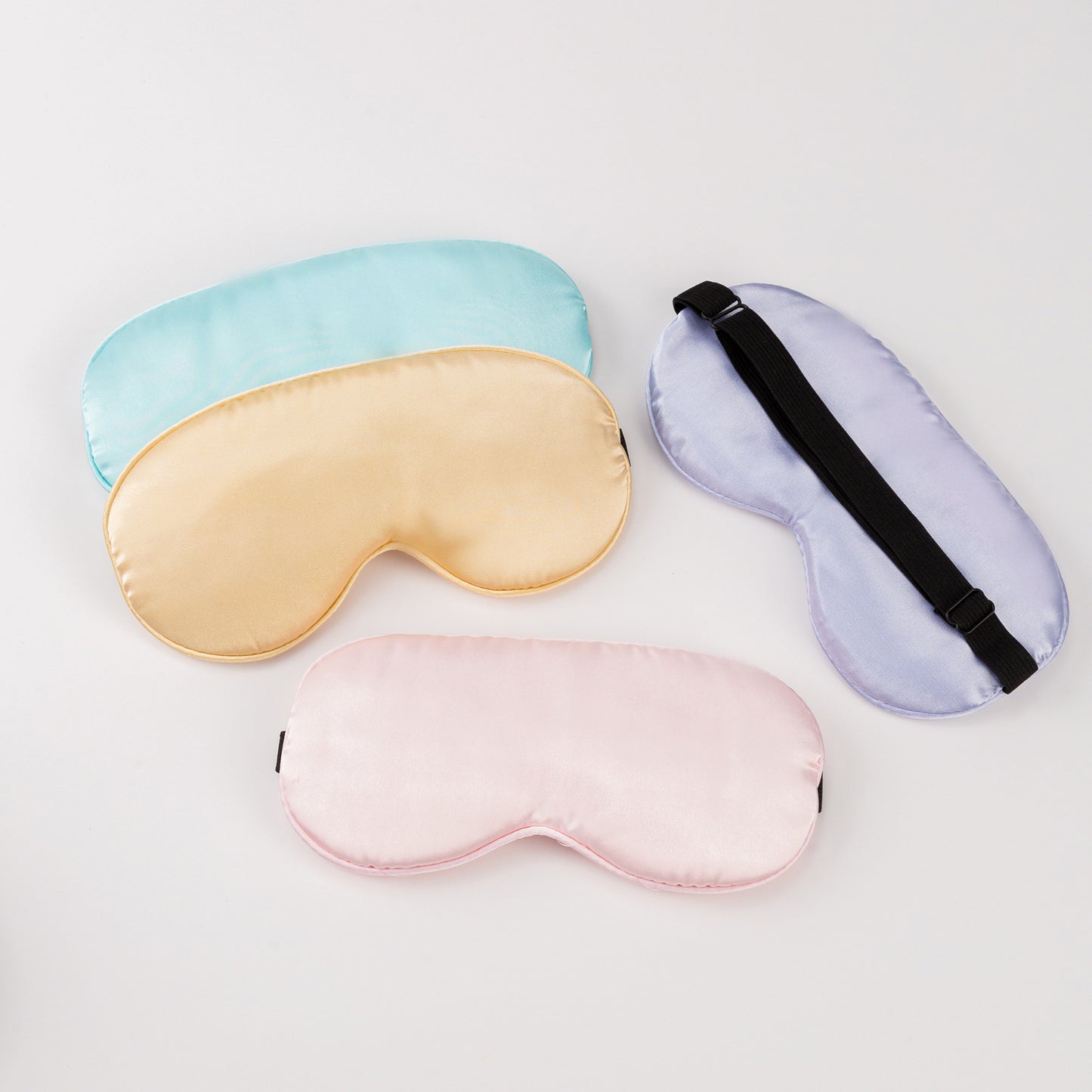 Unisex nan ergonomische Schlafmaske mit verstellbarem Elastikband und weicher Satinoberfläche Brehn