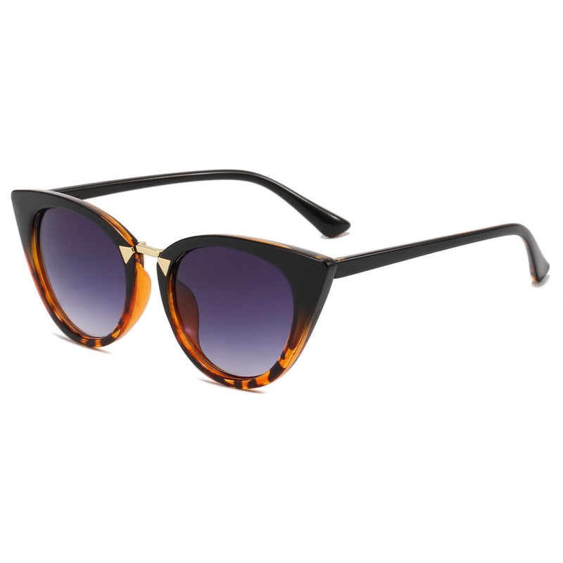 Damen Cat-Eye Sonnenbrille mit elegantem goldenen Detail Brehn
