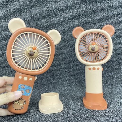 Unisex Tragbarer Handventilator im niedlichen Bären-Design Brehn