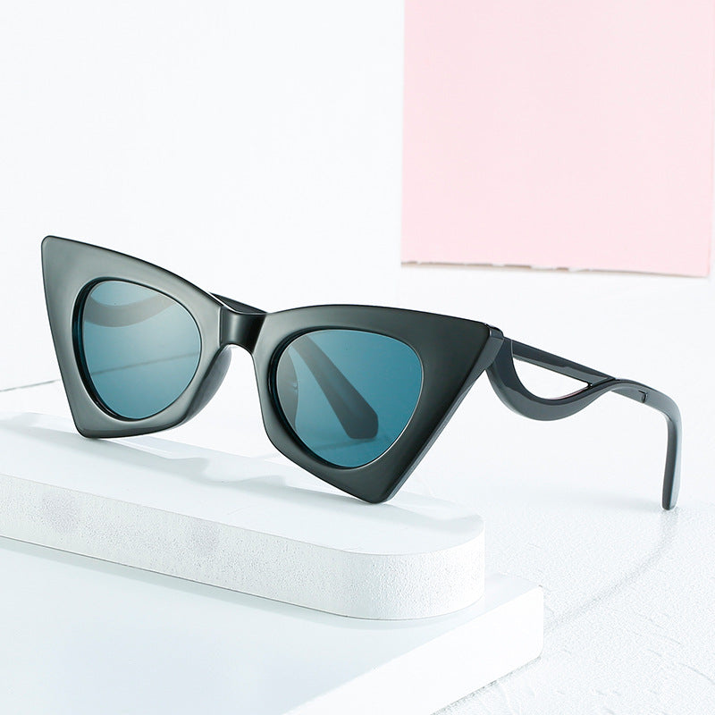 Damen Cat-Eye Sonnenbrille mit eleganten Design-Elementen Brehn