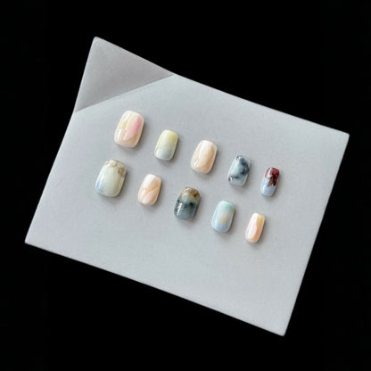Künstlerisches Marmor-Effekt-Nagelkunst-Set