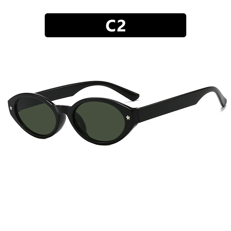 Damen Cat-Eye Sonnenbrille mit elegantem Tragetaschen-Design Brehn