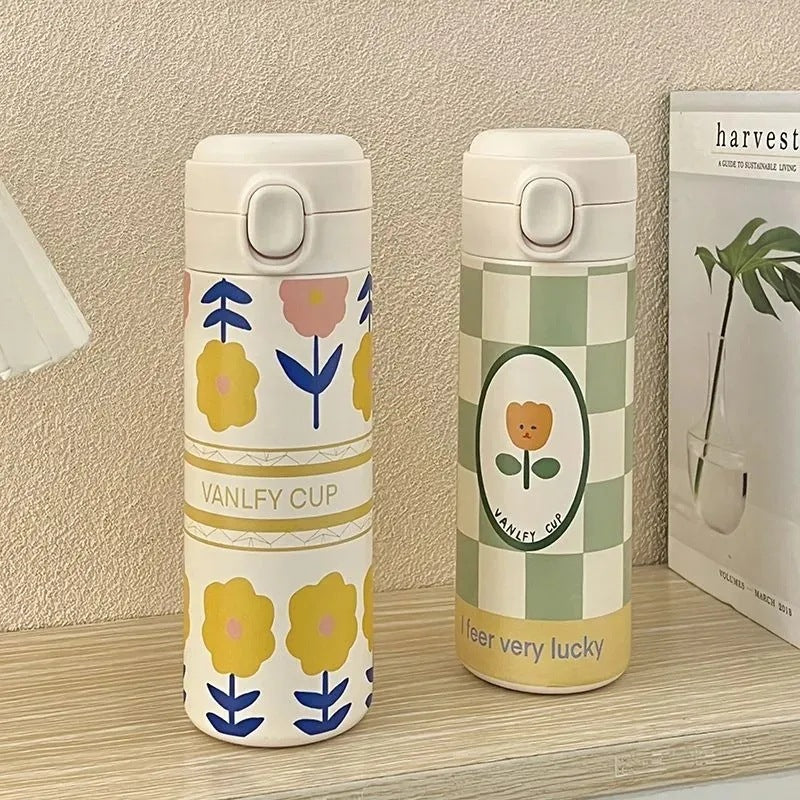 Damen Isolierte Trinkflasche mit vielseitigem Motiv Brehn