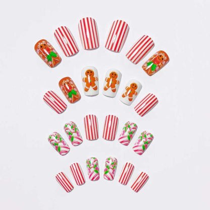Festliche Feiertags Lebkuchen Nagelkunst Brehn