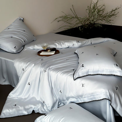 Seidensatin Bettwäsche Ensemble