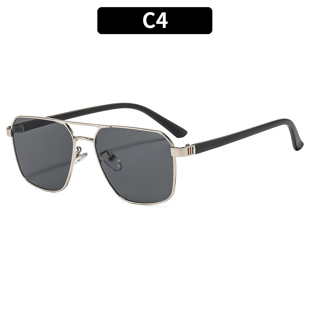 Premium Geometrische Aviator Sonnenbrille