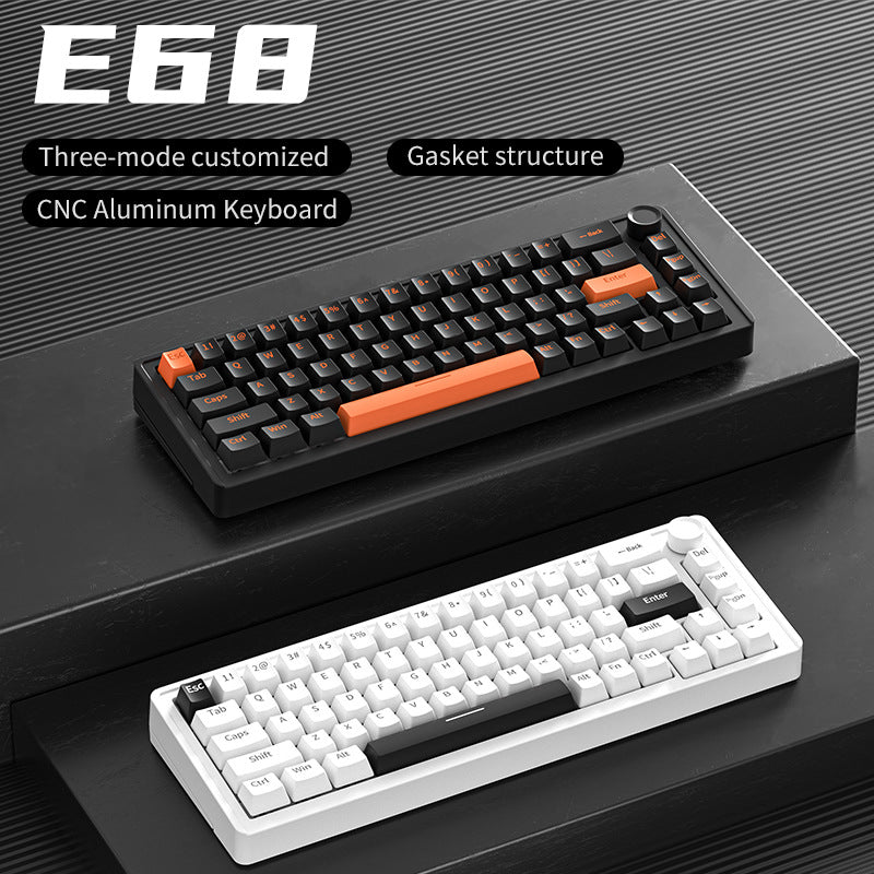 Drahtlose mechanische Tastatur mit anpassbaren Hintergrundbeleuchtungsfunktionen Brehn