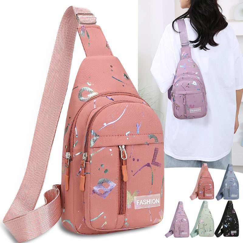 Künstlerische Sling-Tasche Brehn