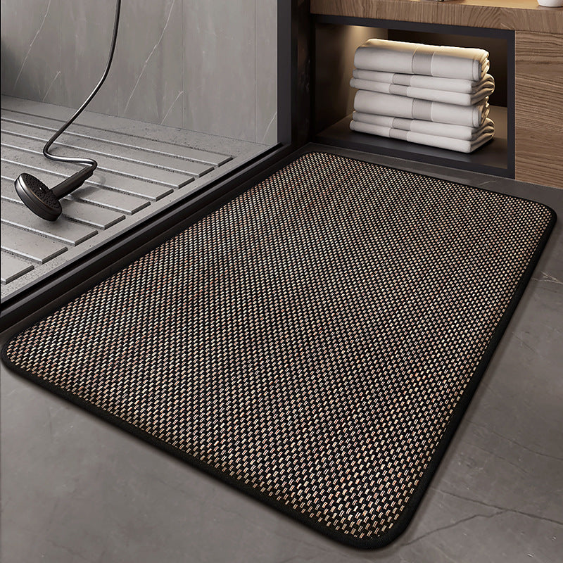 Modern rutschfeste Badematte Brehn