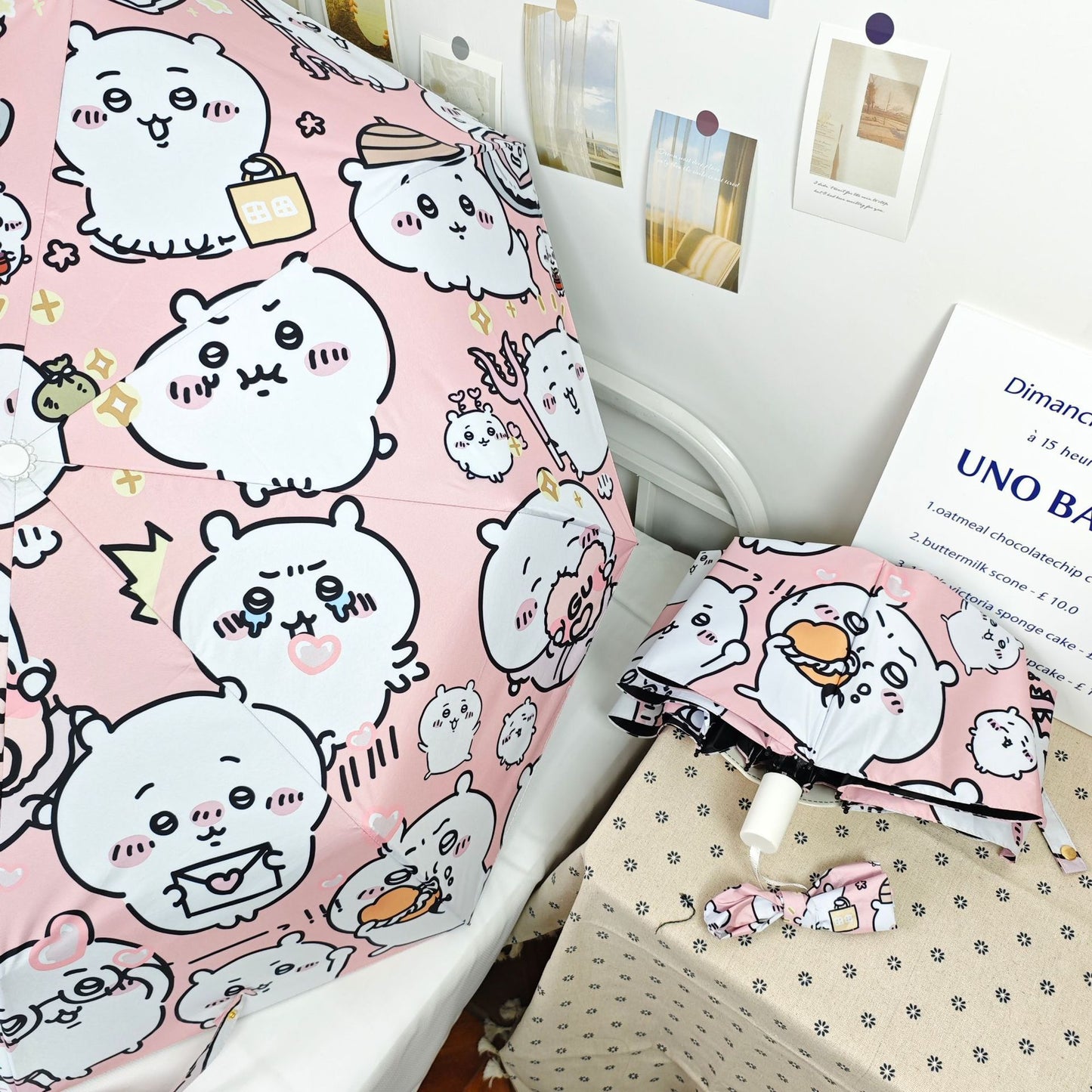 Damen Faltbarer Regenschirm mit humorvollem Tierdesign Brehn