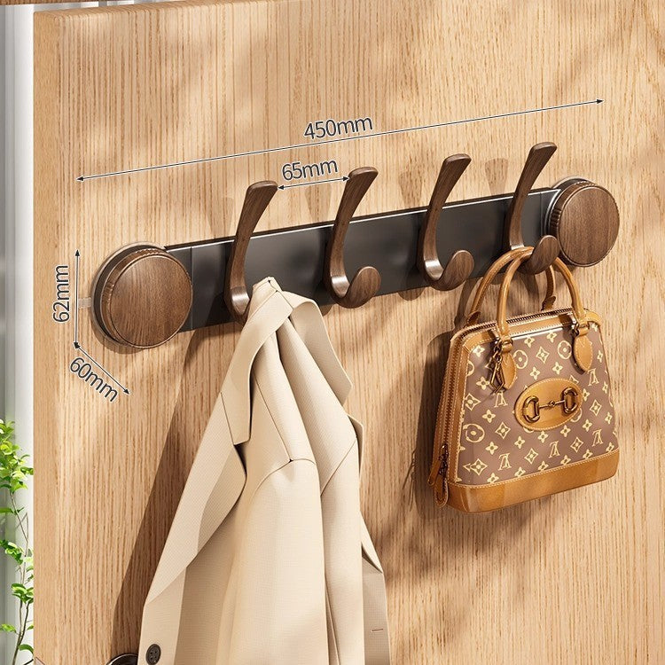 Stilvolles Wandmontiertes Jacken- und Taschenhakenregal Brehn