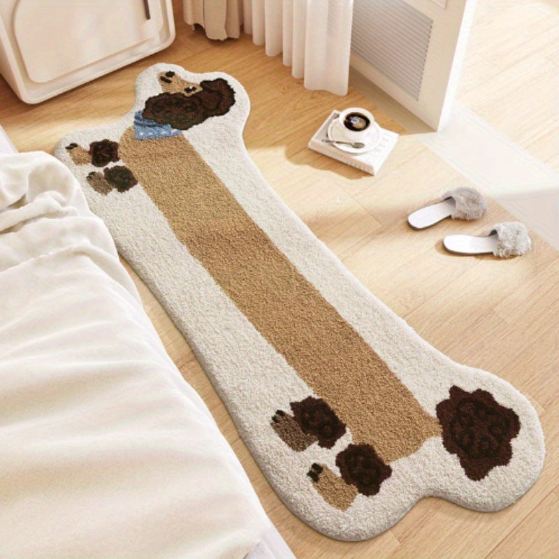 Hundeknochenförmiger Teppich