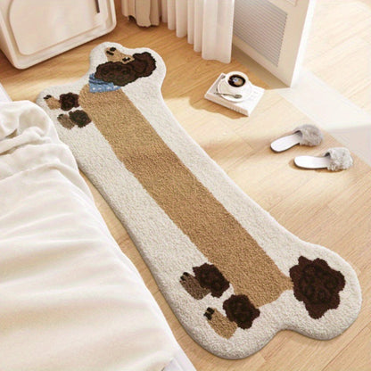 Hundeknochenförmiger Teppich