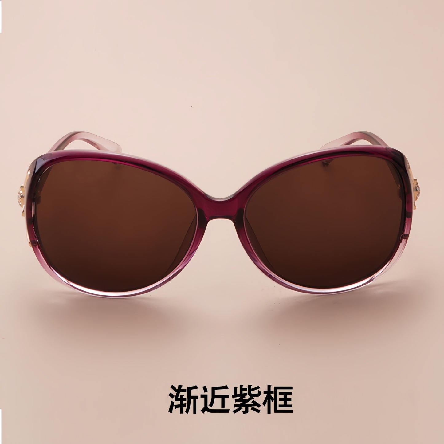 Damen Luxuriöse Oversize-Sonnenbrille mit stylischem Dekor Brehn