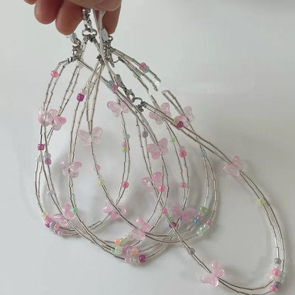 Dekorativer Schmetterlings Charm Brillenband Brehn