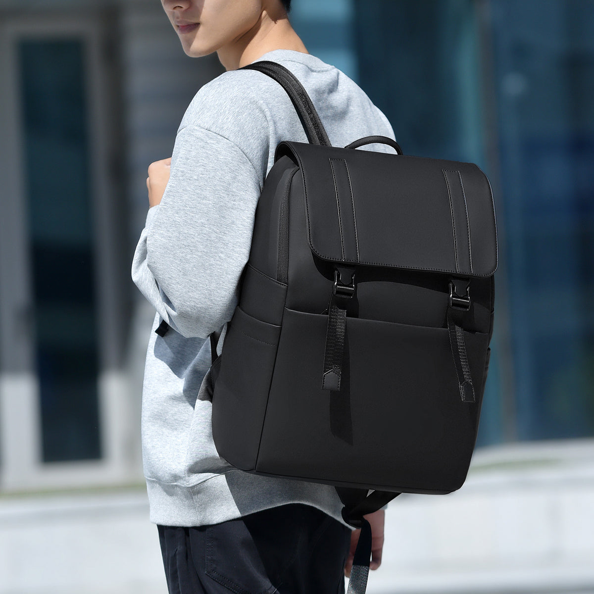 Moderner Urbaner Wasserfester Rucksack Brehn