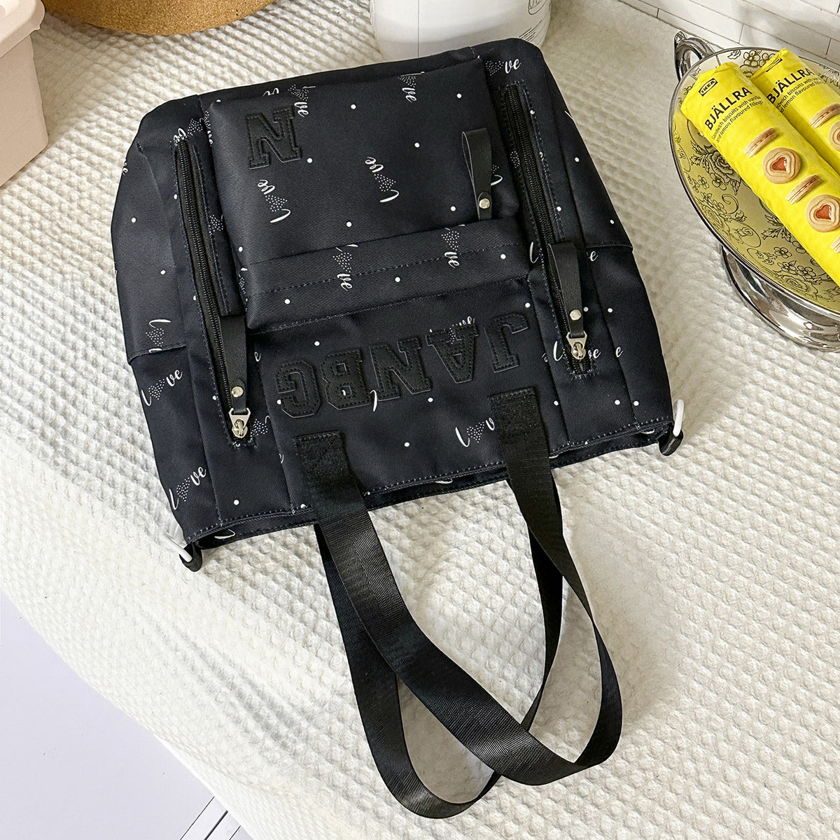 Stylische Undurchsichtige Stoff Rucksack Brehn