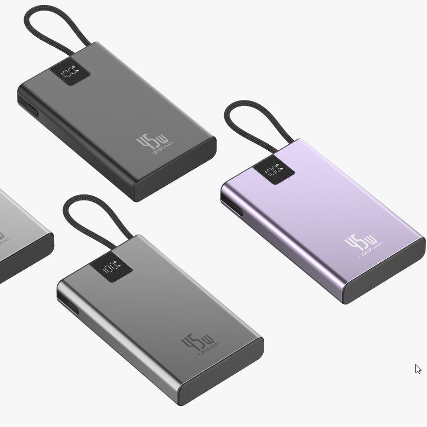 Tragbare Hochleistungs-Powerbank mit Intelligenter Ladeanzeige und Usb-C-Anschluss Brehn