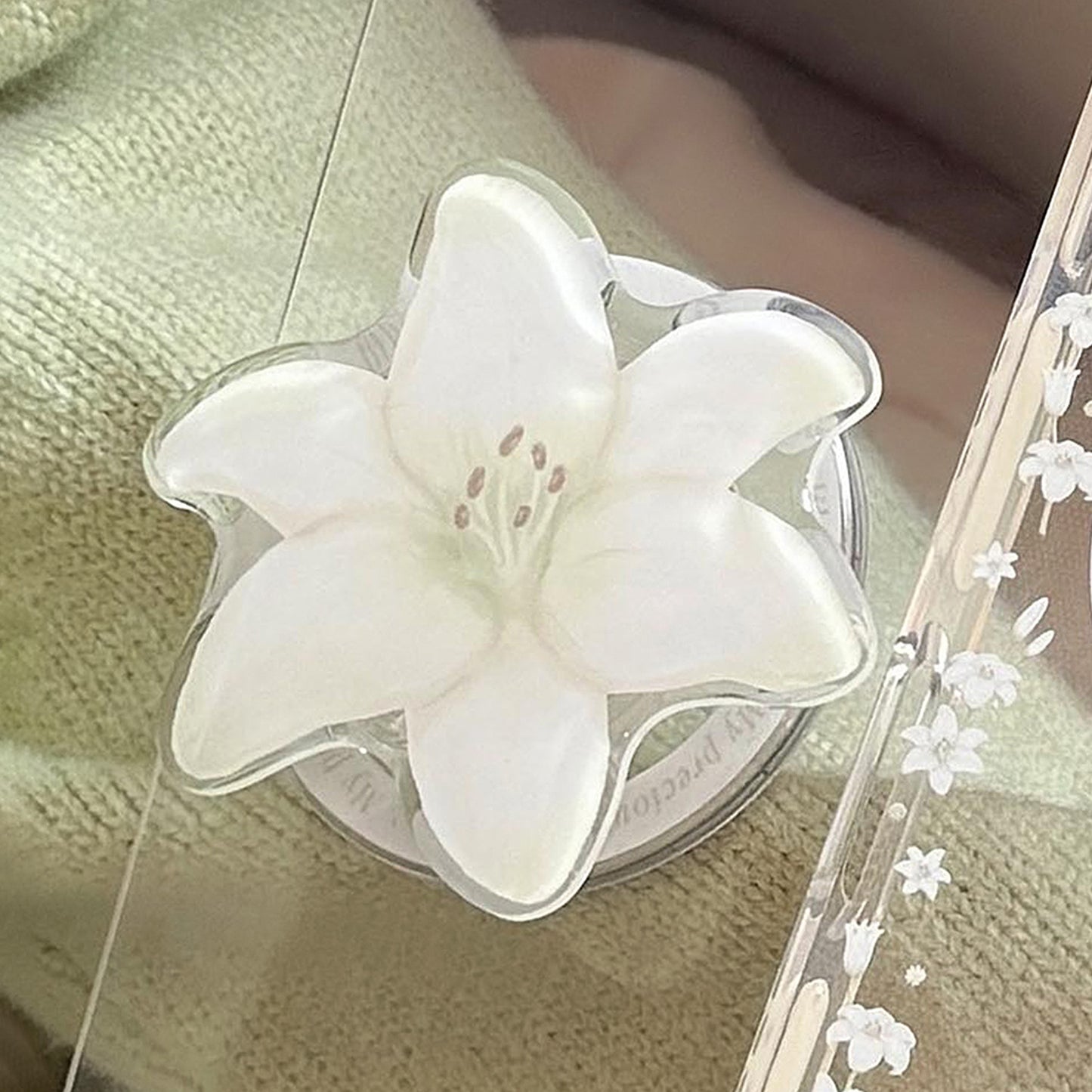 Luxus Handspiegel im floralen Design Brehn