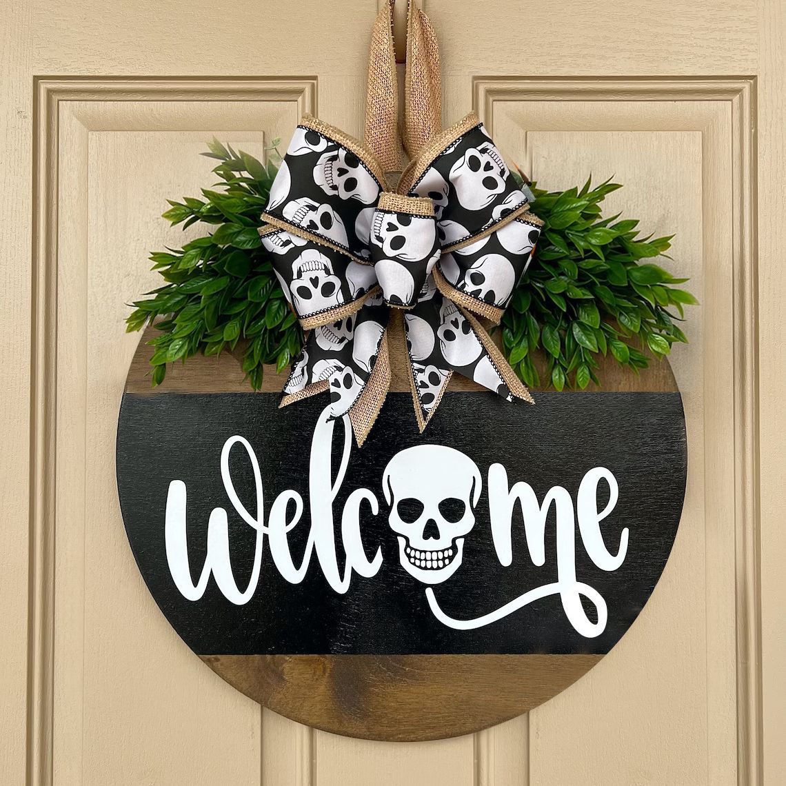 Halloween-Thema Willkommensschild