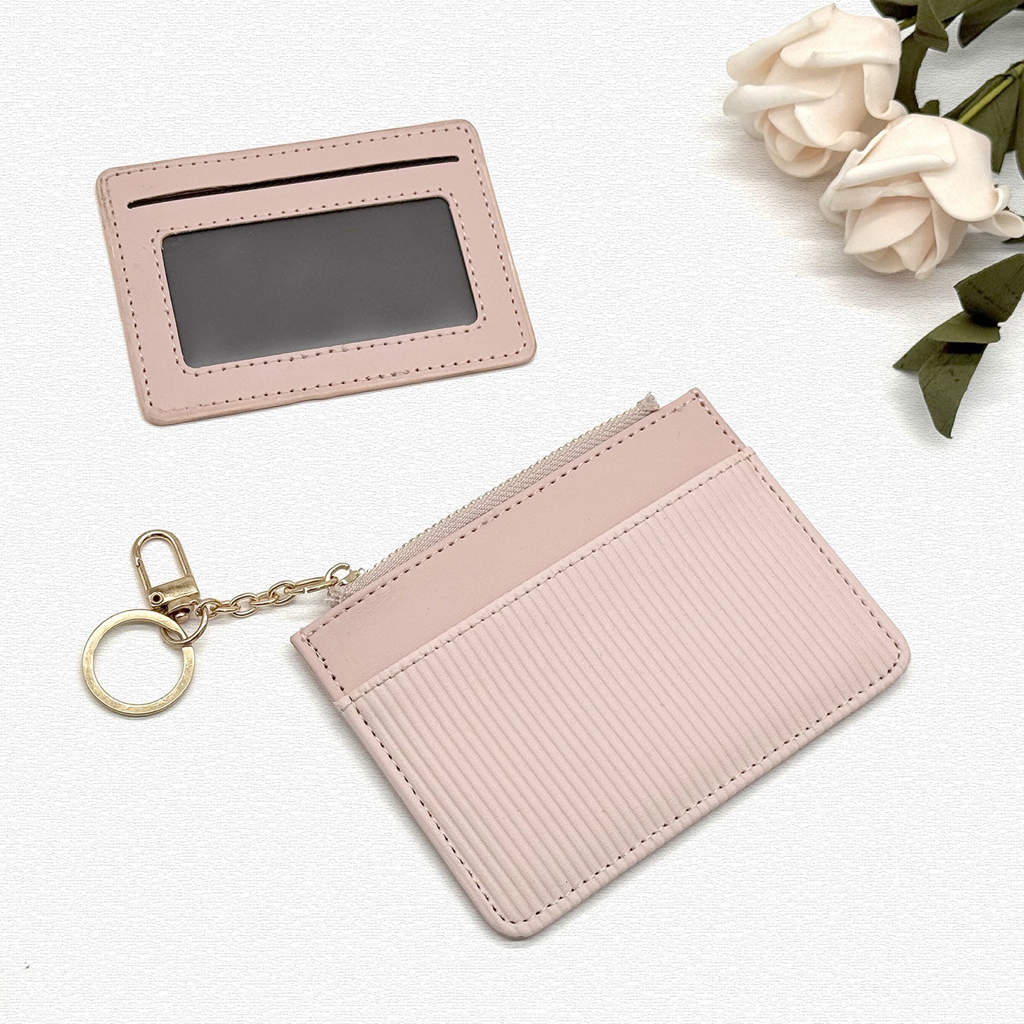 Minimalist Reißverschluss-Kartenhalter