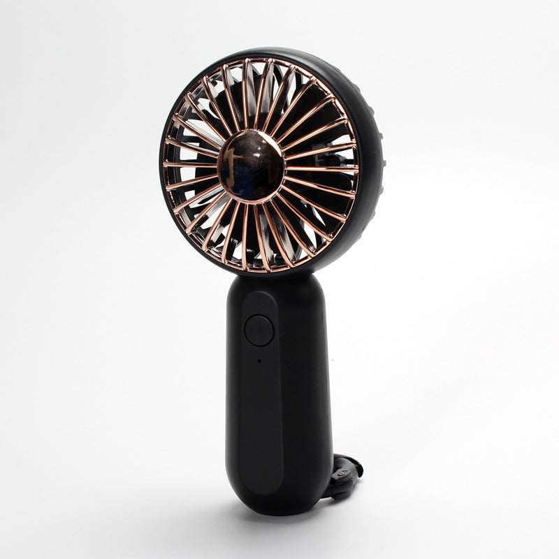 Unisex nan tragbarer Mini-Handventilator mit USB-Aufladung und Trageschlaufe Brehn