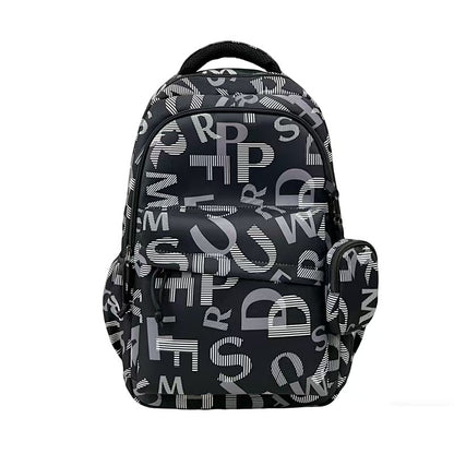 Stylischer grafischer Buchstaben-Rucksack Brehn