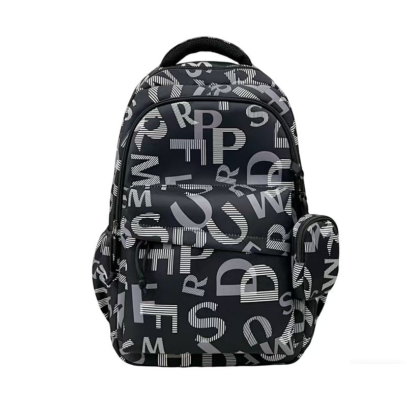 Stylischer Rucksack mit Modernem Schriftmuster Brehn