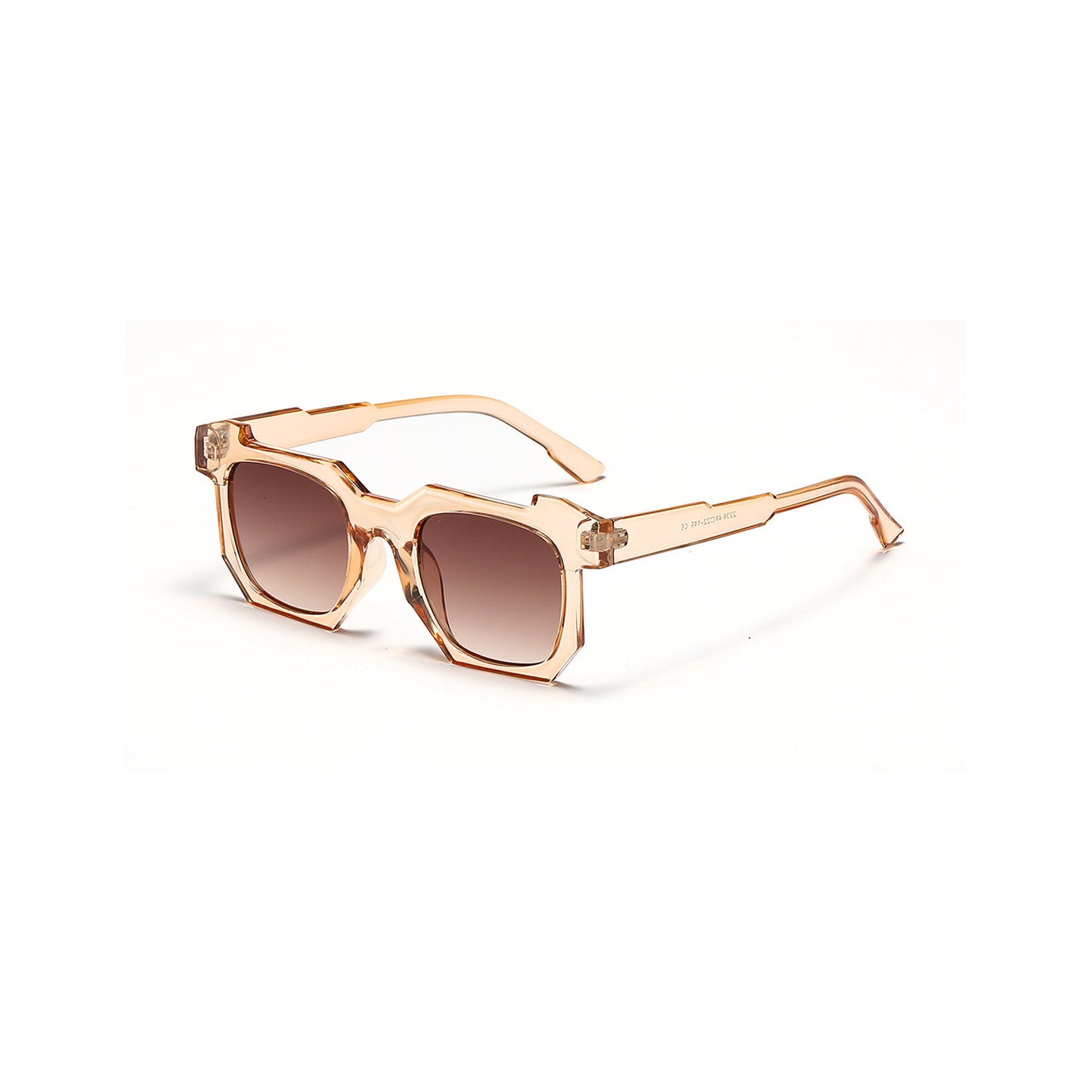 Damen modische transparente Sonnenbrille mit stilvollen Verlaufsgläsern Brehn