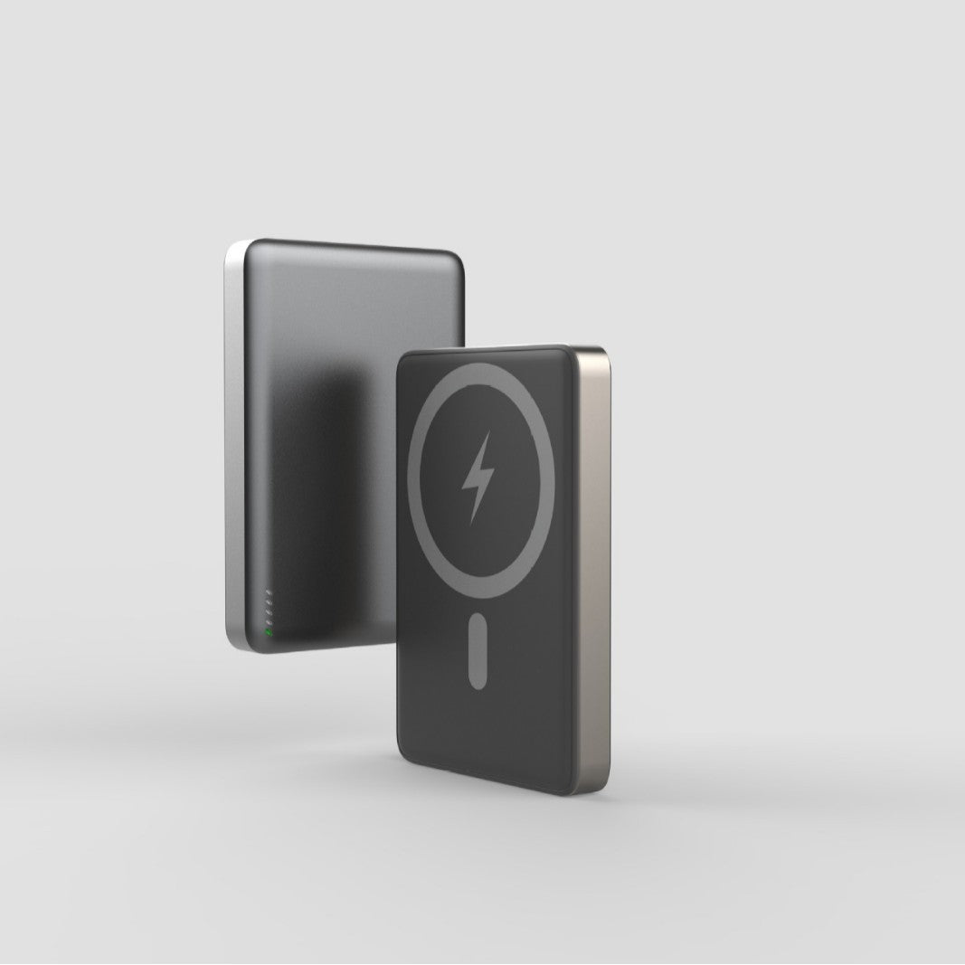 Tragbare Powerbank mit Kabelloser Ladefunktion und Intelligenter Ladetechnologie Brehn